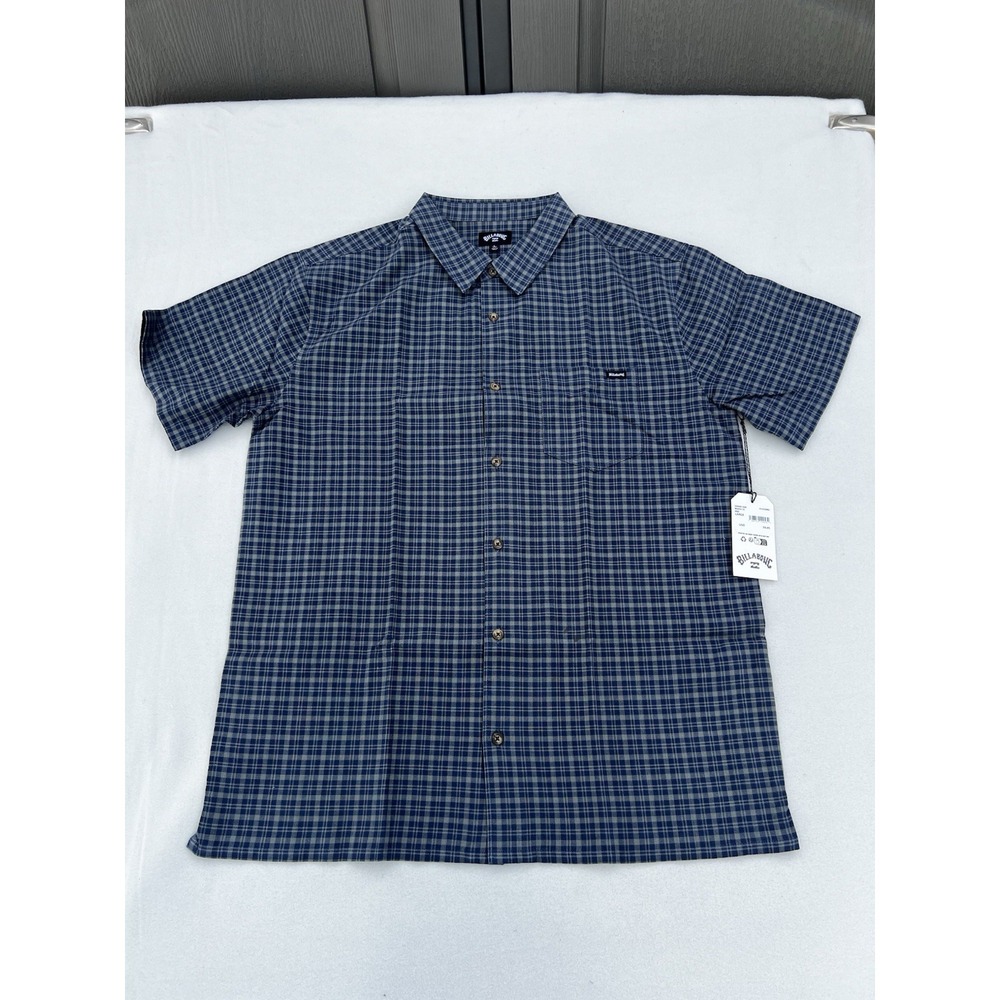 BILLABONG‎ MOGUL Men's Short Sleeve Button Up Shirt Size L